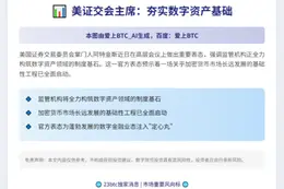美证交会主席：夯实数字资产基础