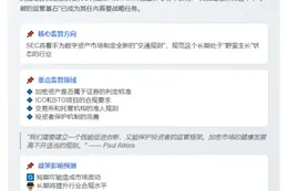 美国SEC主席：优先监管数字资产
