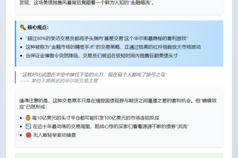 美债抛售：基差交易平仓之困
