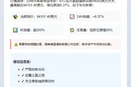 比特币飙破9.4万美元