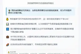 哈玛克：货币市场流动性充裕