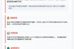 特朗普：加税将致富人出走