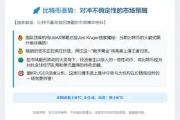 比特币涨势：对冲不确定性的市场策略