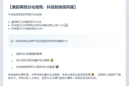 美股三大股指分化
