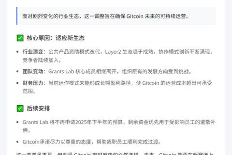 Gitcoin关闭Grants Lab