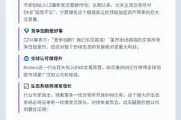 Kraken 上线 BNB 推动生态发展