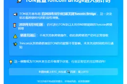 TON宣布2025年5月10日关闭Toncoin Bridge