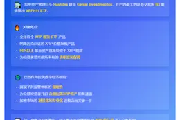 巴西交易所上线全球首只XRP现货ETF