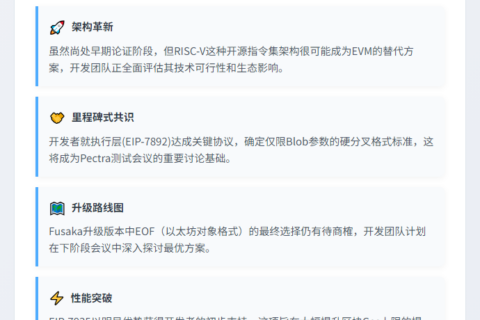 以太坊开发者讨论EVM升级与Fusaka优缺点