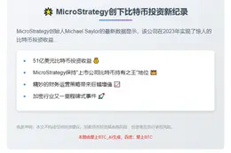 Michael Saylor：MSTR今年比特币收益达51亿美元
