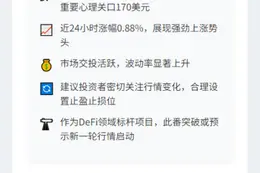 AAVE突破170美元
