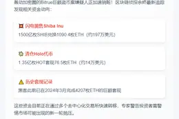 黑客售1770枚ETH套现