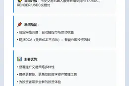 币安新增FET、RENDER现货投资服务