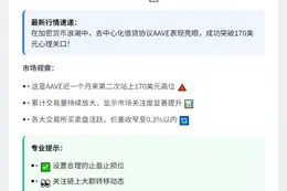 AAVE涨破170美元