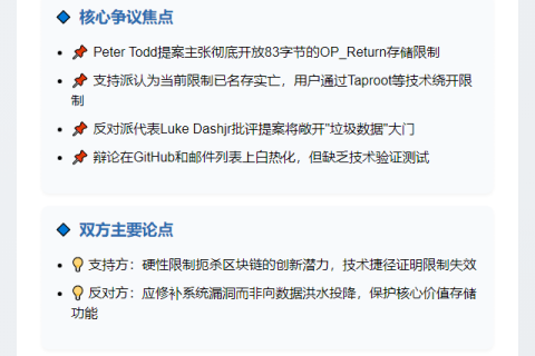 比特币开发者激辩取消OP\_Return限制