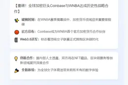 Coinbase联名WNBA合作