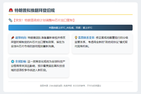 特朗普拟推翻拜登旧规