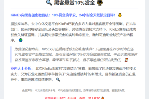 黑客悬赏10%赏金