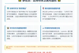 参议员：比特币捍卫美元霸权