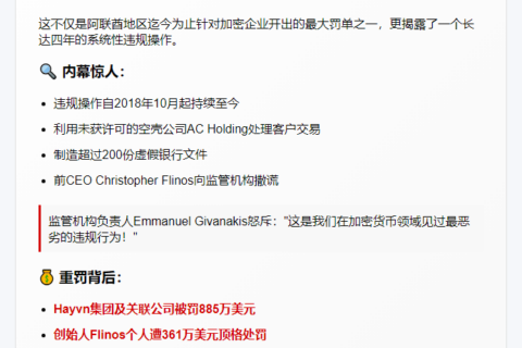 阿布扎比重罚Hayvn 1245万美元涉洗钱