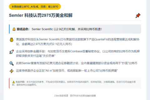 Semler 科技认罚2975万美金和解