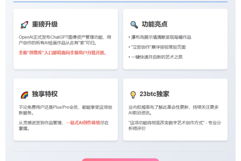 ChatGPT上线专属AI图库