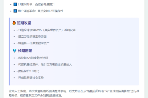 以太坊简化路线图发布