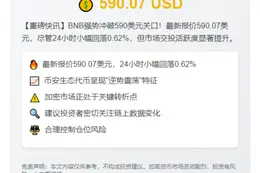 BNB冲上590美元