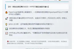 鲸鱼三倍做多HYPE狂赚350万