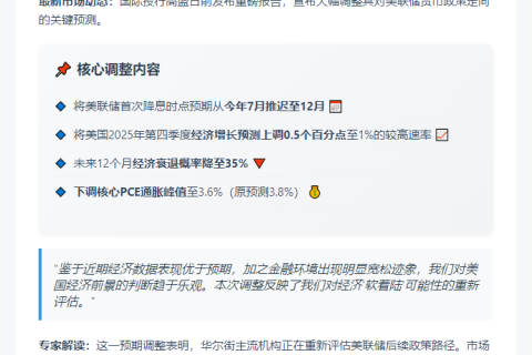 高盛推迟美联储降息预期至年底