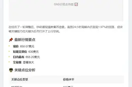 BNB涨破650美元