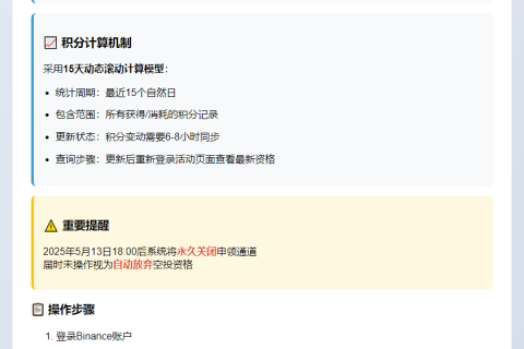 未达标用户可待积分更新后申领Alpha空投