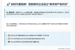 密州设2025年“数字资产意识日”
