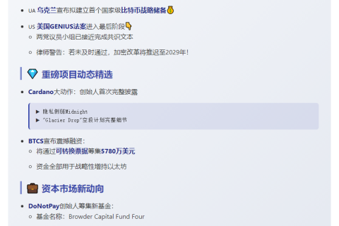 23btc午报 | 5月15日重要动态速览