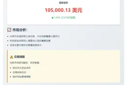 BTC冲上10.5万美元