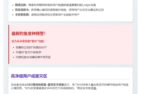 警惕假硬件钱包钓鱼骗局