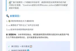 机构：关税若拖累美国经济，欧元或再涨