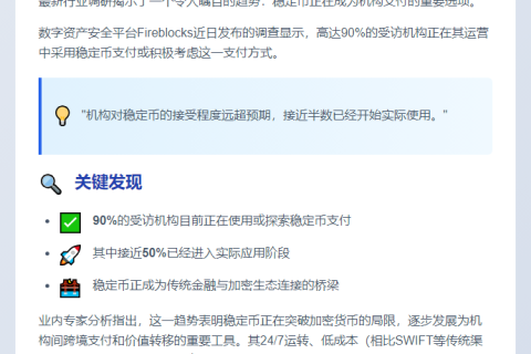 机构争相采用稳定币支付