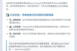 Apex收购Tokeny多数股权
