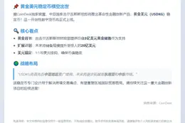 吉尔吉斯斯坦Q3发行黄金稳定币USDKG