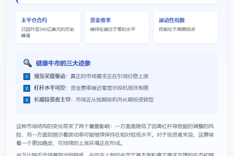 现货买盘推高比特币，投机热度降温