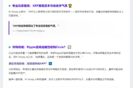 CryptoQuant CEO：XRP走势凌厉 资本市场专家范儿