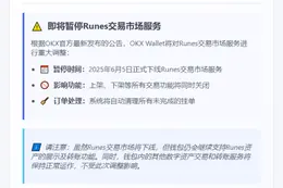 OKX暂停Runes交易支持