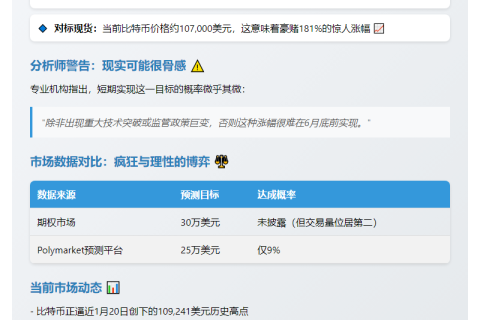 BTC期权交易者押注6月涨至30万美元