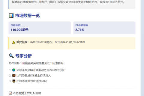 BTC破11万美元