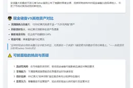 Tether现金储备仅占资产0.04%