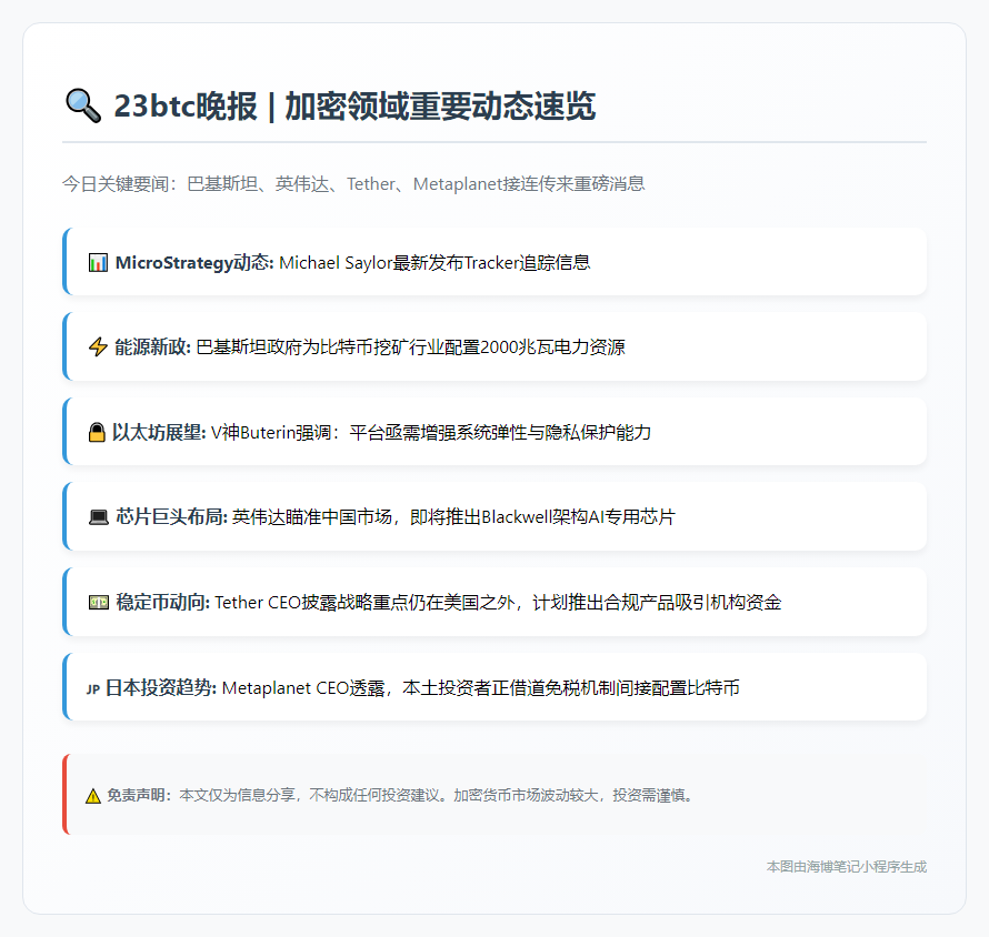 23btc晚报 | 5月25日关键动态速览
