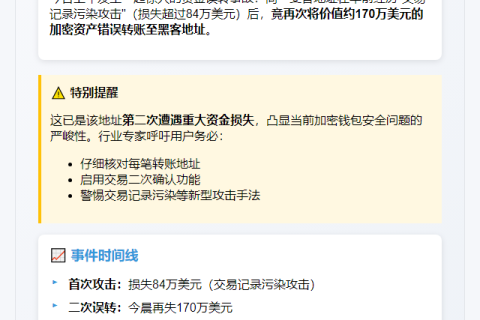 今晨误转170万至错误地址