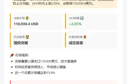 比特币创新高破11万美元