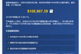 BTC失守109000美元
